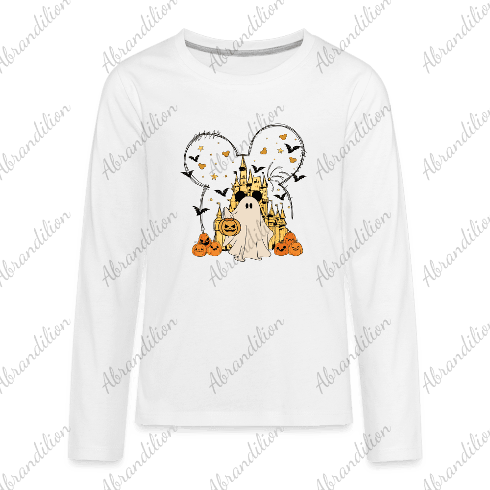 Mouse Halloween Kids' Premium Long Sleeve T-Shirt - abrandilion