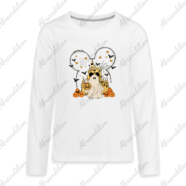 Mouse Halloween Kids' Premium Long Sleeve T-Shirt - abrandilion