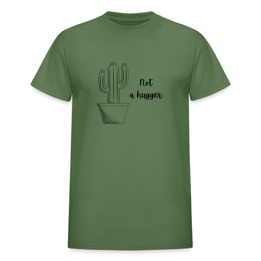 Not a Hugger - Gildan Ultra Cotton Adult T-Shirt - abrandilion