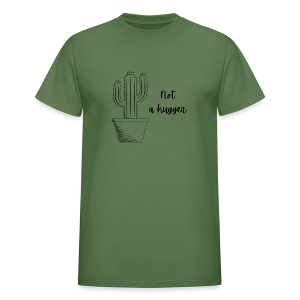 Not a Hugger - Gildan Ultra Cotton Adult T-Shirt - abrandilion