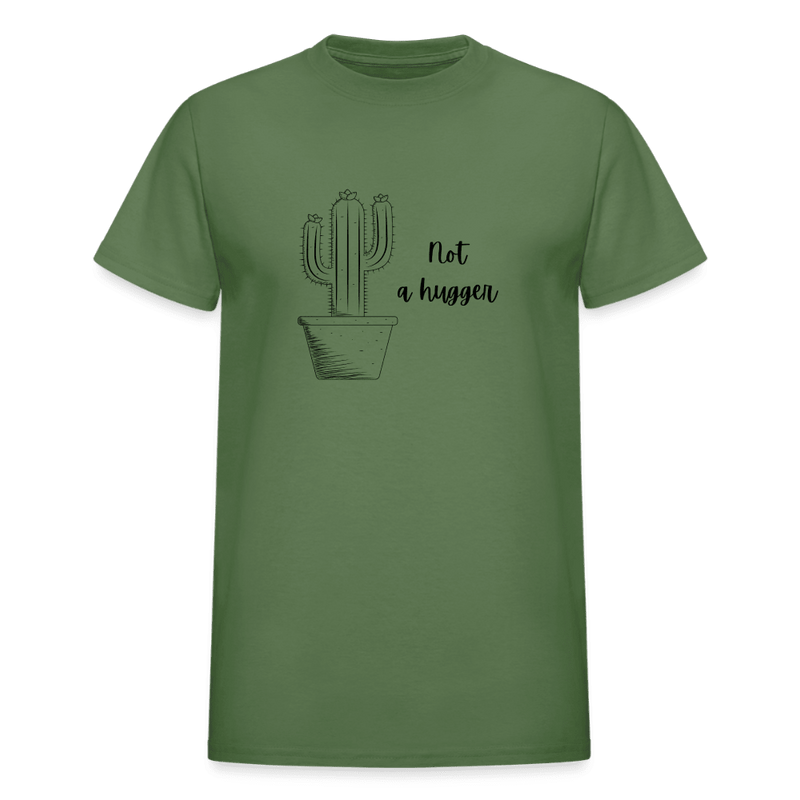 Not a Hugger - Gildan Ultra Cotton Adult T-Shirt - abrandilion