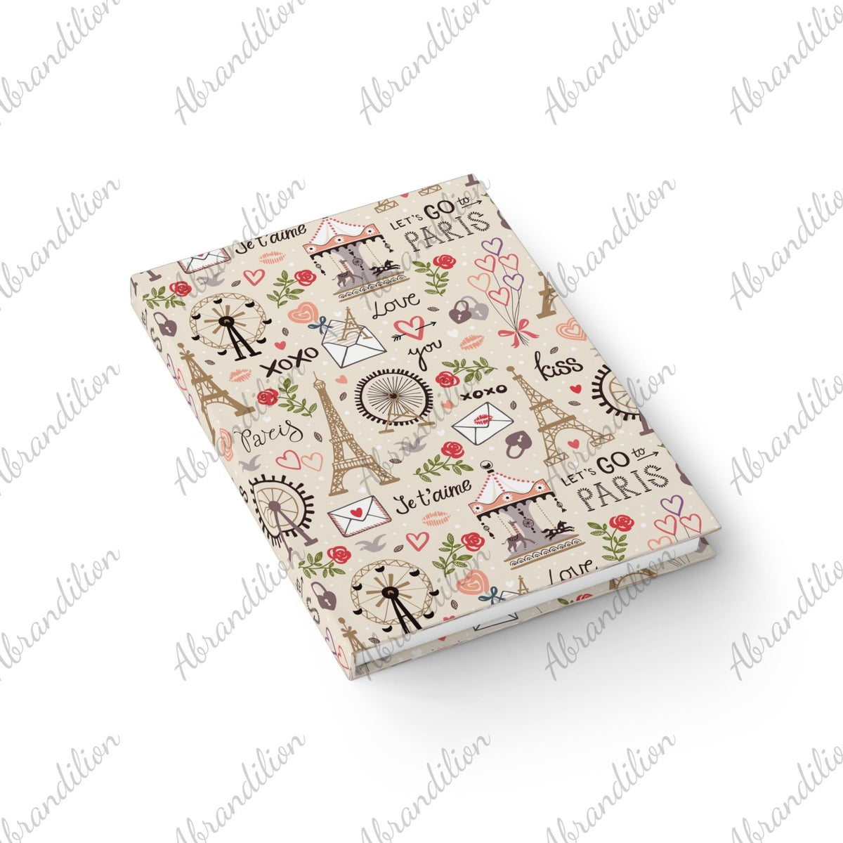 Paris Hardcover Journal | Matte | Travel - abrandilion