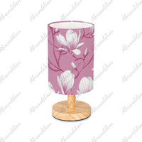 Pink Magnolia Blooms - Table Lamp - abrandilion