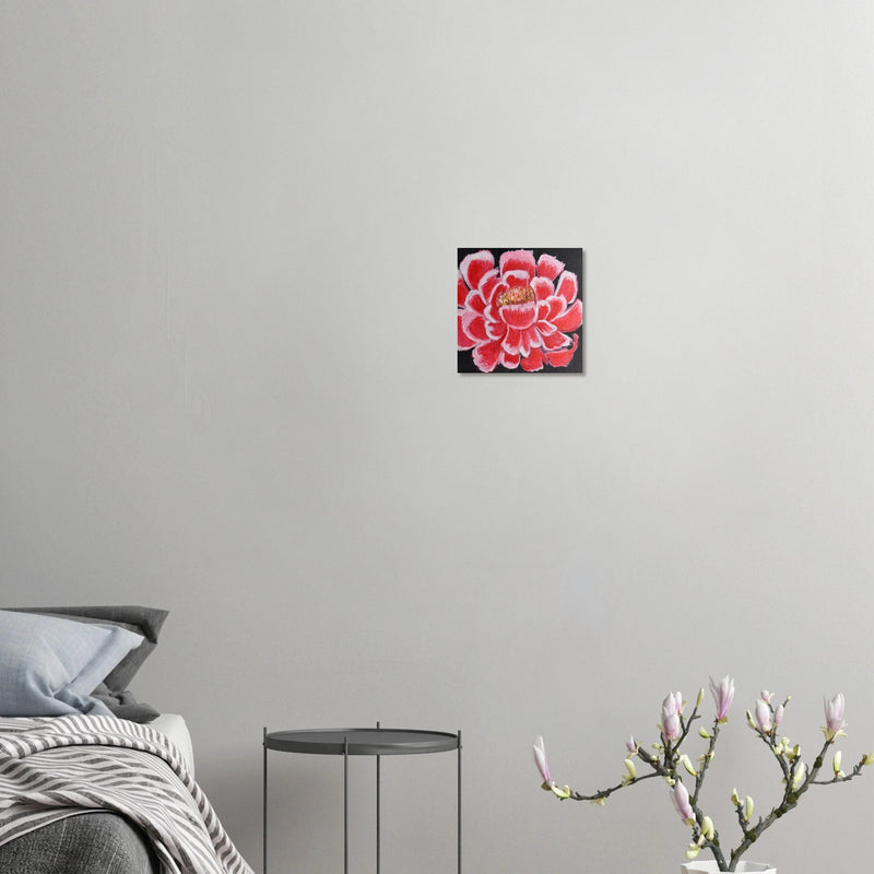 Red Peony - Fine Art Poster 25x25 cm / 10x10″ - abrandilion