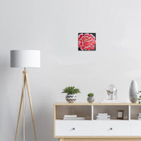 Red Peony - Fine Art Poster 25x25 cm / 10x10″ - abrandilion