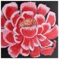 Red Peony - Fine Art Poster 25x25 cm / 10x10″ - abrandilion
