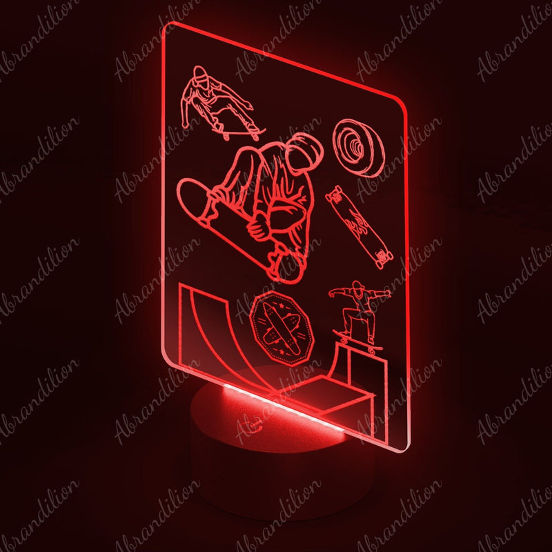 Skateboarding LED Sign - abrandilion