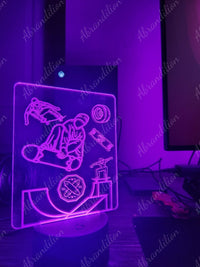 Skateboarding LED Sign - abrandilion