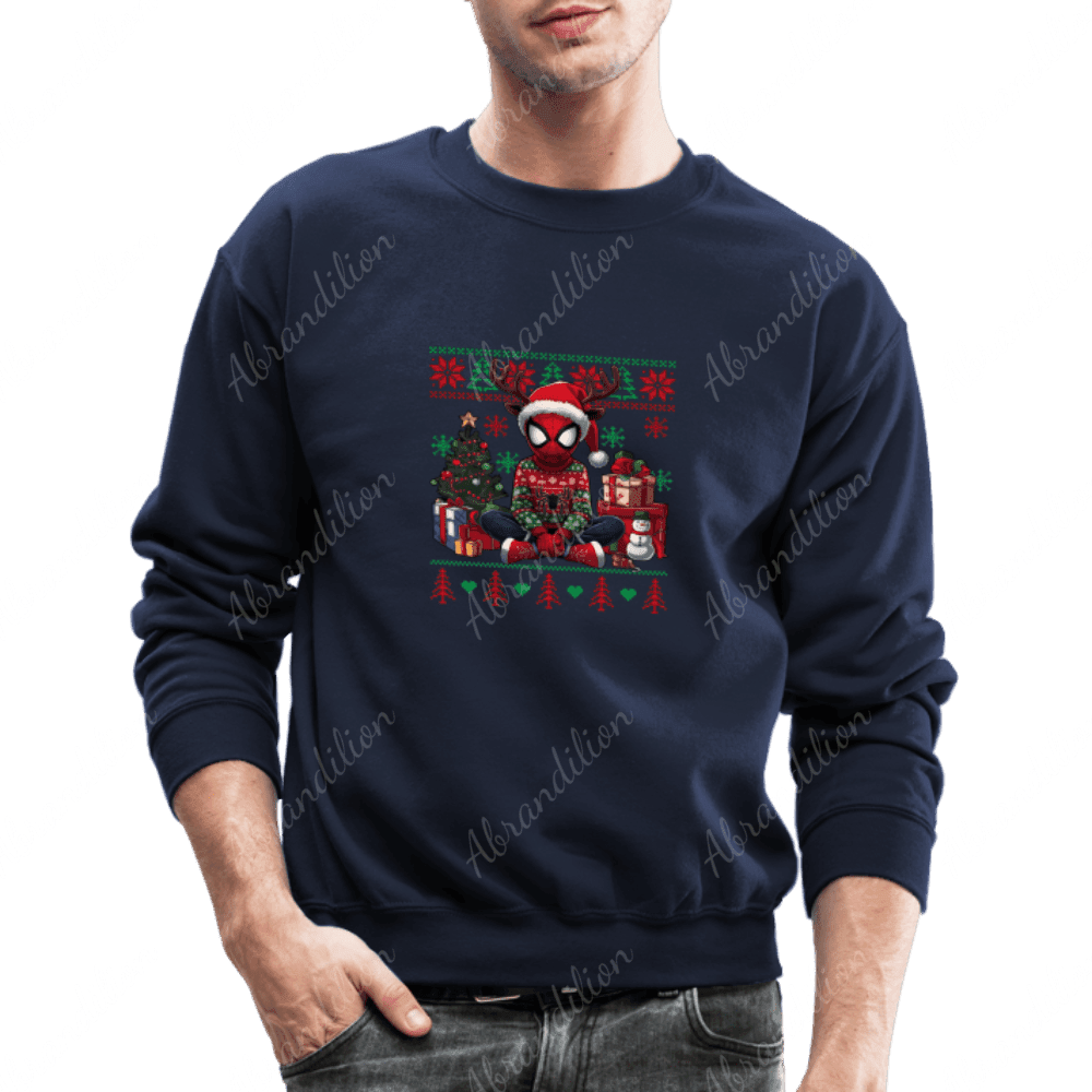 Spider Christmas Crewneck Sweatshirt - abrandilion