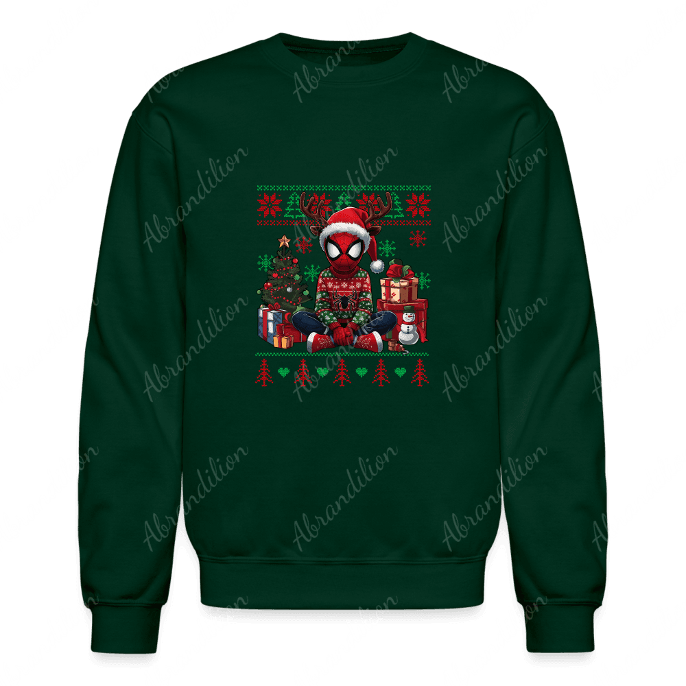 Spider Christmas Crewneck Sweatshirt - abrandilion