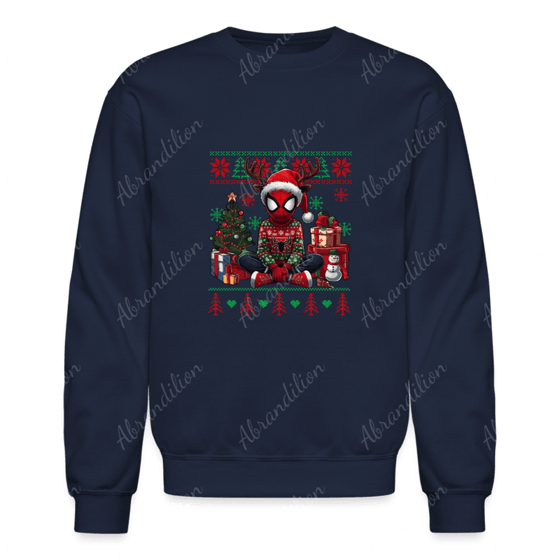 Spider Christmas Crewneck Sweatshirt - abrandilion