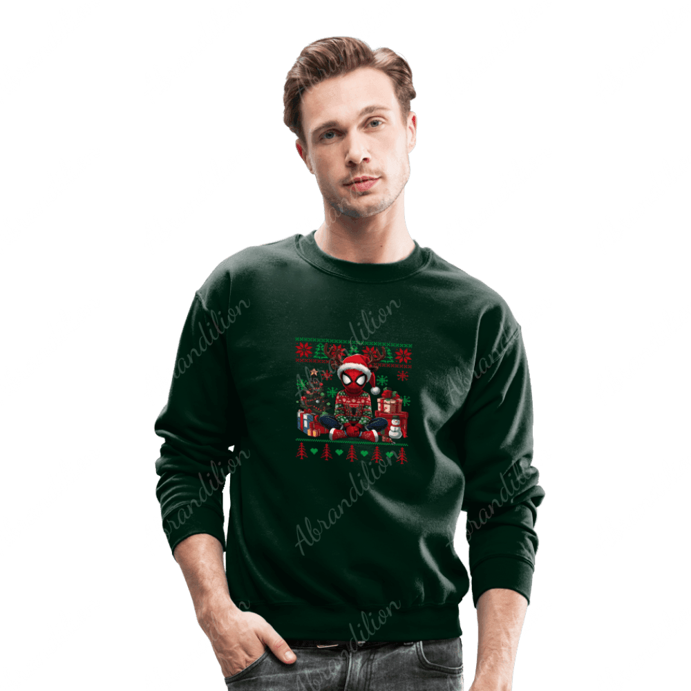 Spider Christmas Crewneck Sweatshirt - abrandilion