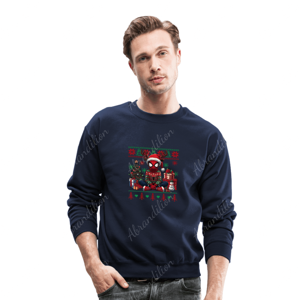 Spider Christmas Crewneck Sweatshirt - abrandilion