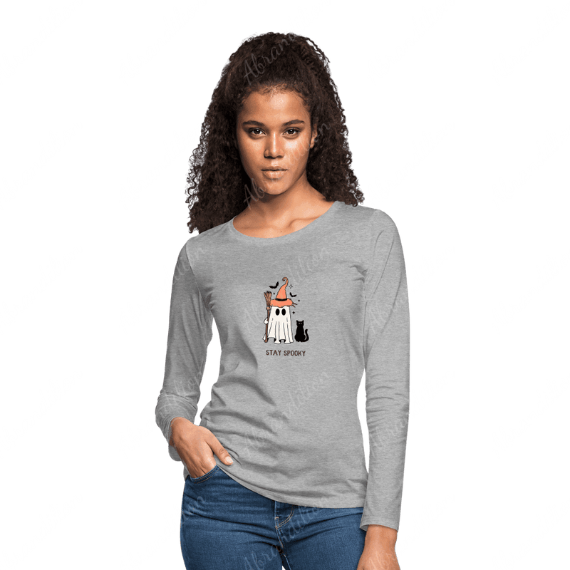 Stay Spooky Women's Premium Long Sleeve T-Shirt - abrandilion