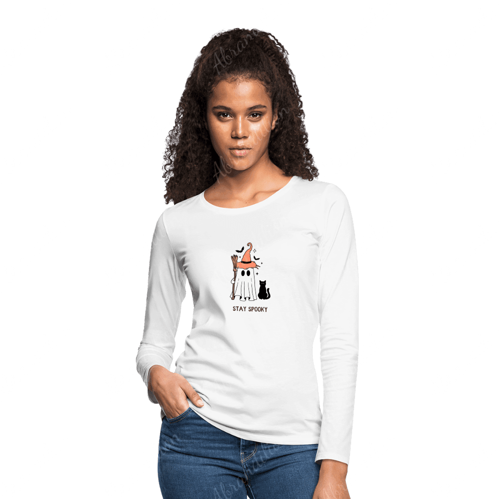 Stay Spooky Women's Premium Long Sleeve T-Shirt - abrandilion