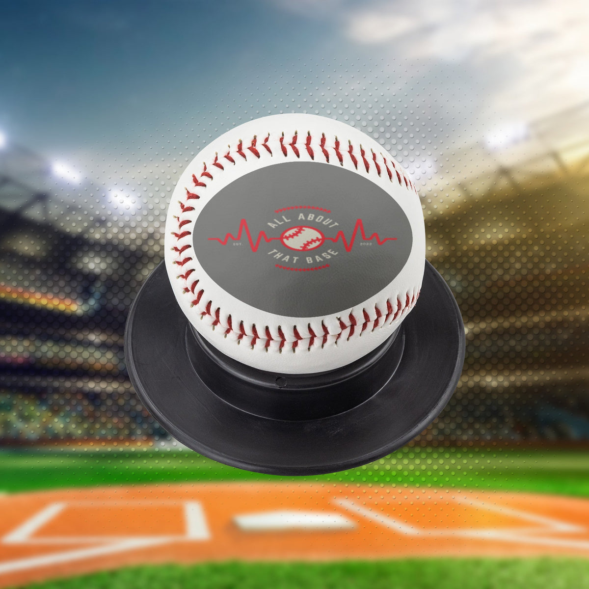 All About Baseball | Full Size Baseball | Red or Blue Thread - abrandilion