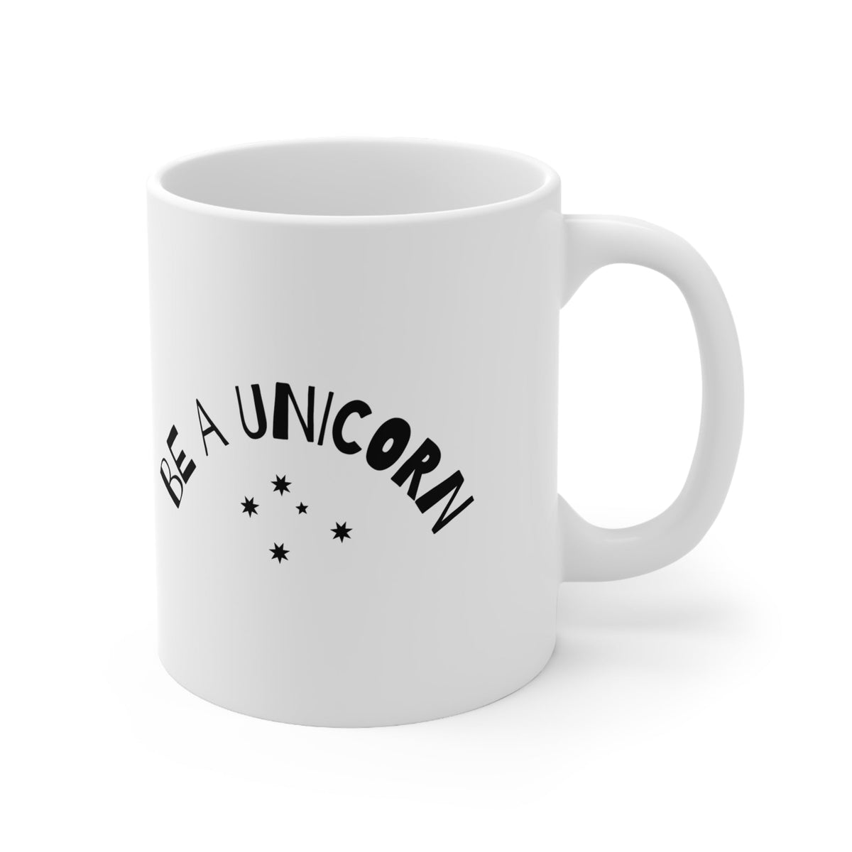 Be A Unicorn | Ceramic Coffee Mug | Microwave Safe | Dishwasher Safe | Lead & BPA Free - abrandilion