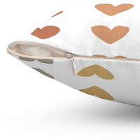Boho Hearts | Spun Polyester Square Pillow - abrandilion