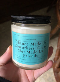 Coworkers to Friends Vanilla Bean Candle - abrandilion