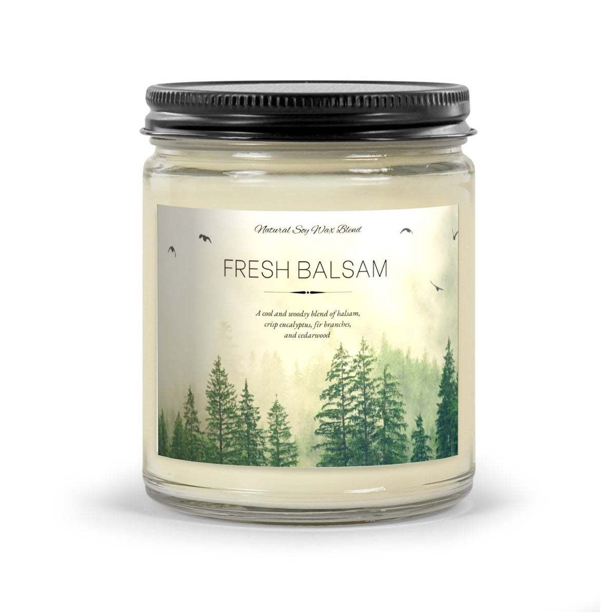 Fresh Balsam Scented Candle - abrandilion