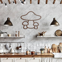 Mushroom Trio Wall Art - abrandilion