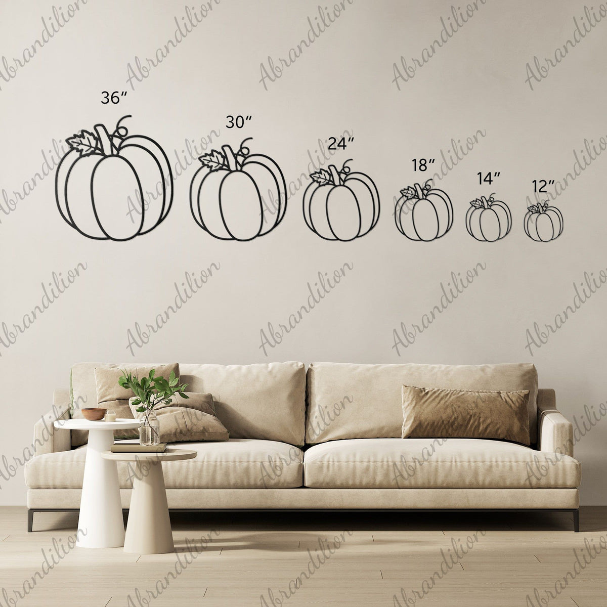 Pumpkin Wall Art | Metal - abrandilion