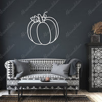 Pumpkin Wall Art | Metal - abrandilion