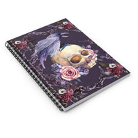 Raven Spiral Notebook | Ruled Line | Gift for Writer - abrandilion