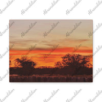 Sunset Stretched Canvas | Canvas Art | 12"x9" | Ethically Sourced - abrandilion