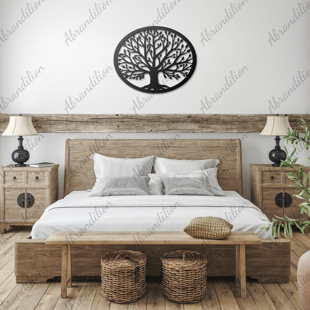 Tree of Life Die Cut Metal Sign - abrandilion