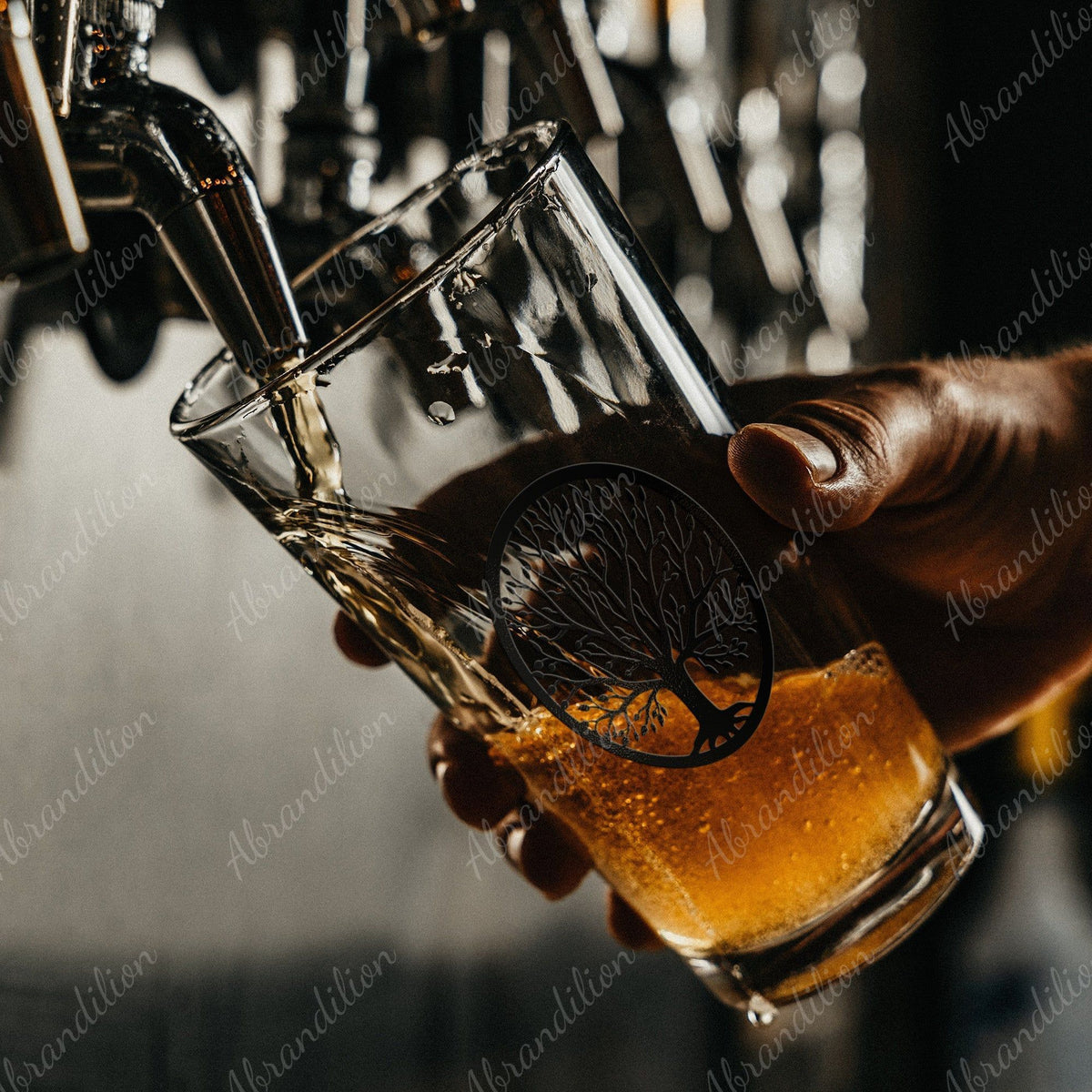 Tree of Life Pint Glass - abrandilion