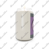 Tree of Life Scented Candle | 13.75 oz | Grey | Purple - abrandilion