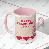 Valentine's | Two-Tone Coffee Mug | 15oz - abrandilion