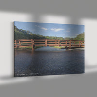 Wooden Bridge Canvas Wrap | Fade Resistant - abrandilion